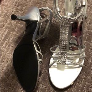 Cute strappy rhinestone heels